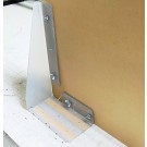 barrier bracket for sneeze guards and protective barriers